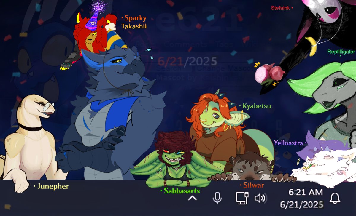 Vahlyance (@vahlyance) on Twitter photo I once more survive another year. Yet again tormented by the gayest month, on the furriest day. Woe is me.
HUGE thanks to all my favorite artists (ENABLERS) over the years.
<a href="/goblinKyabetsu/">Kyabetsu🔞</a> <a href="/Junepher_/">June</a> <a href="/sabbasarts/">Sabba 💜♱‧₊˚ (NSFW18+)</a> <a href="/_silwar_/">silwar</a> furaffinity.net/user/yelloastra <a href="/Reptilligator/">Reptilligator</a> and <a href="/stefaink/">stefaink</a> 💙 I once more survive another year. Yet again tormented by the gayest month, on the furriest day. Woe is me.
HUGE thanks to all my favorite artists (ENABLERS) over the years.
<a href="/goblinKyabetsu/">Kyabetsu🔞</a> <a href="/Junepher_/">June</a> <a href="/sabbasarts/">Sabba 💜♱‧₊˚ (NSFW18+)</a> <a href="/_silwar_/">silwar</a> furaffinity.net/user/yelloastra <a href="/Reptilligator/">Reptilligator</a> and <a href="/stefaink/">stefaink</a> 💙
