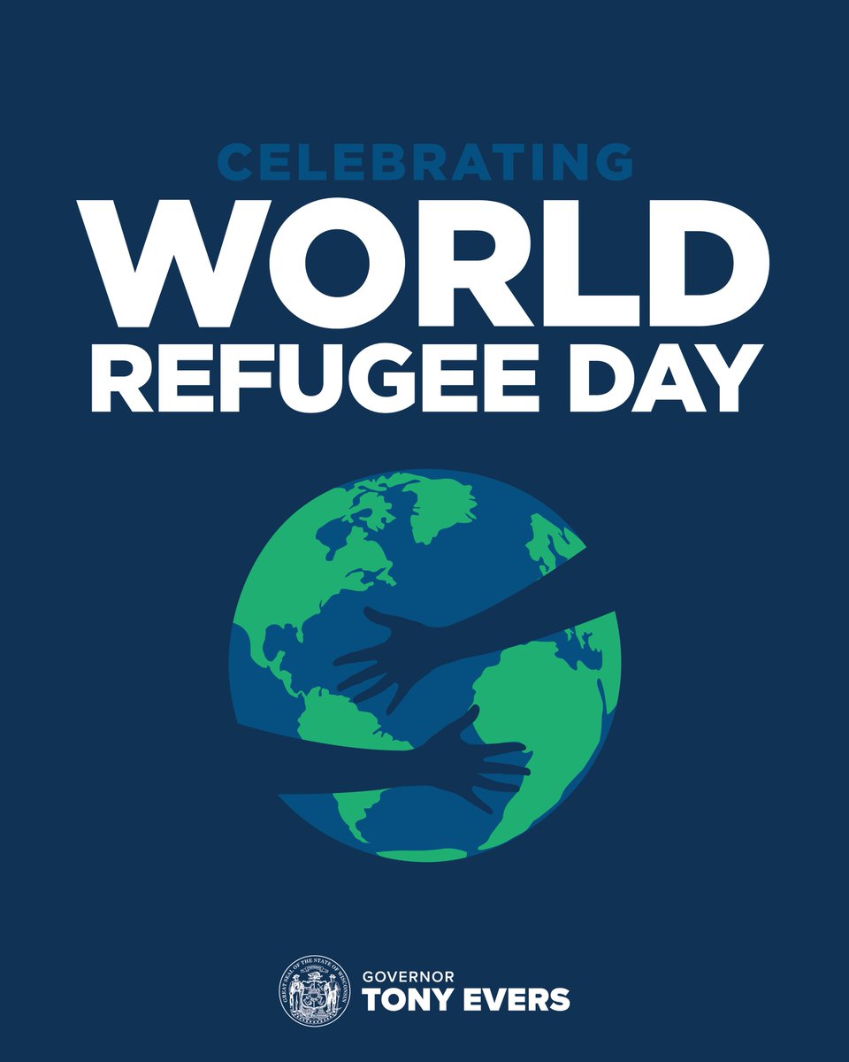 GovEvers's tweet image. Today, we celebrate Wisconsin’s vast and vibrant refugee community, recognize the immense courage, sacrifice, and resilience it takes to start over, and thank the dedicated individuals who work to support folks and families every day.

#WorldRefugeeDay