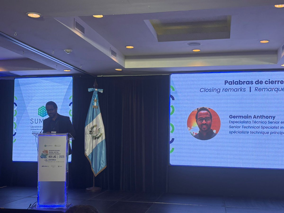 SUMMA (@summa_edu) on Twitter photo 📣 "Este encuentro nos dejó algo claro: estamos unidos por desafíos comunes y fortalecidos por el conocimiento y la innovación. Esta innovación debe ser dirigida hacia la acción que fortalezca capacidades y el impacto"
Germain Anthony - <a href="/oecscommission/">OECS Commission</a>
#EncuentroRegionalKIX2025 📣 "Este encuentro nos dejó algo claro: estamos unidos por desafíos comunes y fortalecidos por el conocimiento y la innovación. Esta innovación debe ser dirigida hacia la acción que fortalezca capacidades y el impacto"
Germain Anthony - <a href="/oecscommission/">OECS Commission</a>
#EncuentroRegionalKIX2025