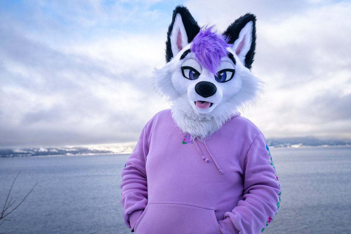 Who wants to hang out at the fjords with me and look for sea monsters? :3 
📷 <a href="/MysticalWoof/">Mystic</a> 
#FursuitFriday