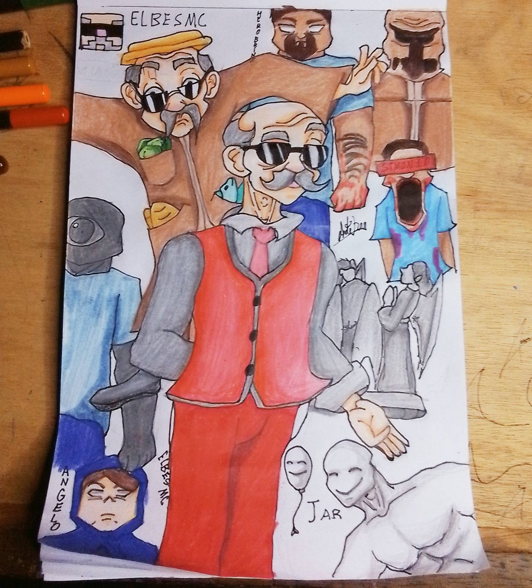 Un dibujo que hizo un seguidor :D