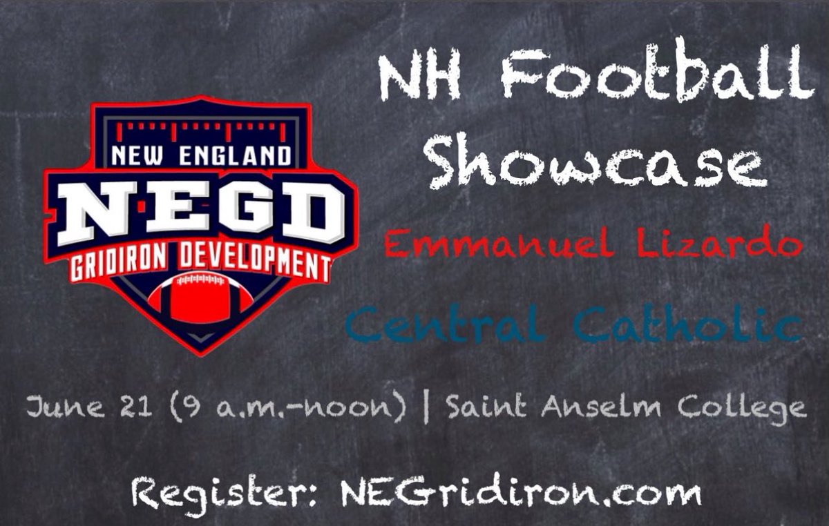 Emmanuel_L52's tweet image. Super pumped up to be competing tomorrow at the NEGD Showcase!
@PactPerformance @CCRaider_FBall @603SportsMedia