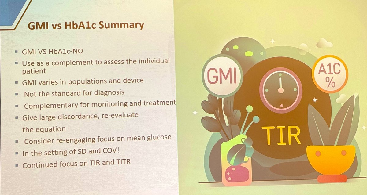 Es tiempo de avanzar hacia MCG (GMI, TIT, TITR, CV) y empezar a olvidar la A1C. <a href="/s2nrichard/">Nicole Ehrhardt</a> 👏🏽