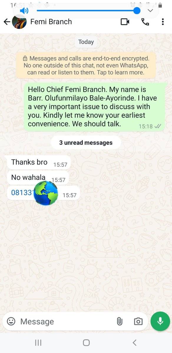 Pastor Timilehin🌴🥥 (@meet_timi) on Twitter photo <a href="/GeneralSnow_/">The General Snow 🇨🇮</a> <a href="/femibranch/">Basorun Femi Branch 🇳🇬</a> Dear <a href="/femibranch/">Basorun Femi Branch 🇳🇬</a> you borrowed the sum of 1 million Naira from Mr Akin Tolulope Komolafe (My Dad)
since 2011 with interest of 50,000 per month.
You have refused to pay till date.
The accumulated sum is now 9.7 million.
My Dad helped you out when you needed it most, <a href="/GeneralSnow_/">The General Snow 🇨🇮</a> <a href="/femibranch/">Basorun Femi Branch 🇳🇬</a> Dear <a href="/femibranch/">Basorun Femi Branch 🇳🇬</a> you borrowed the sum of 1 million Naira from Mr Akin Tolulope Komolafe (My Dad)
since 2011 with interest of 50,000 per month.
You have refused to pay till date.
The accumulated sum is now 9.7 million.
My Dad helped you out when you needed it most,