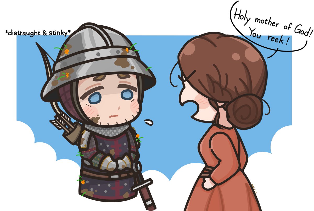 lilychen21's tweet image. I&apos;ve been playing so much KCD lately 
Henry of Skalitz the man that you are
#KCD #KCD2