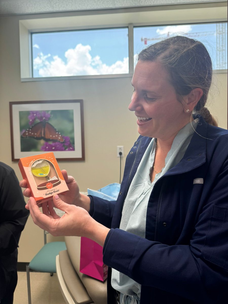 UTHUrology's tweet photo. Thank you to our favorite clinic nurses Maranda and Paula for making Dylan’s last day at LBJ absolutely #URINEcredible https://t.co/B0Rq7dfvtM
