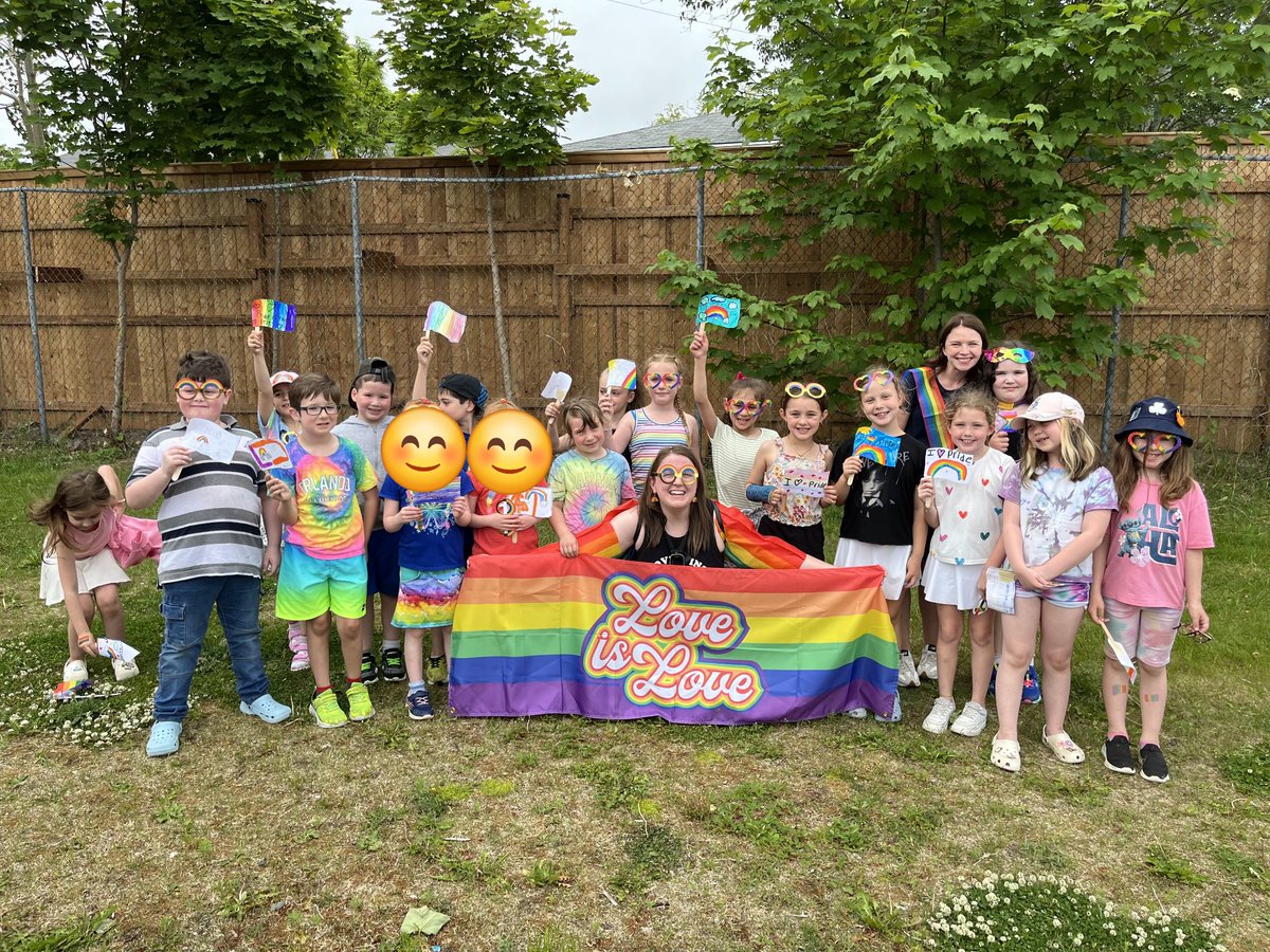 Happy Pride from my beautiful Grade Two's! 😊🌈 
<a href="/MorrisAcademy1/">Morris Academy</a>