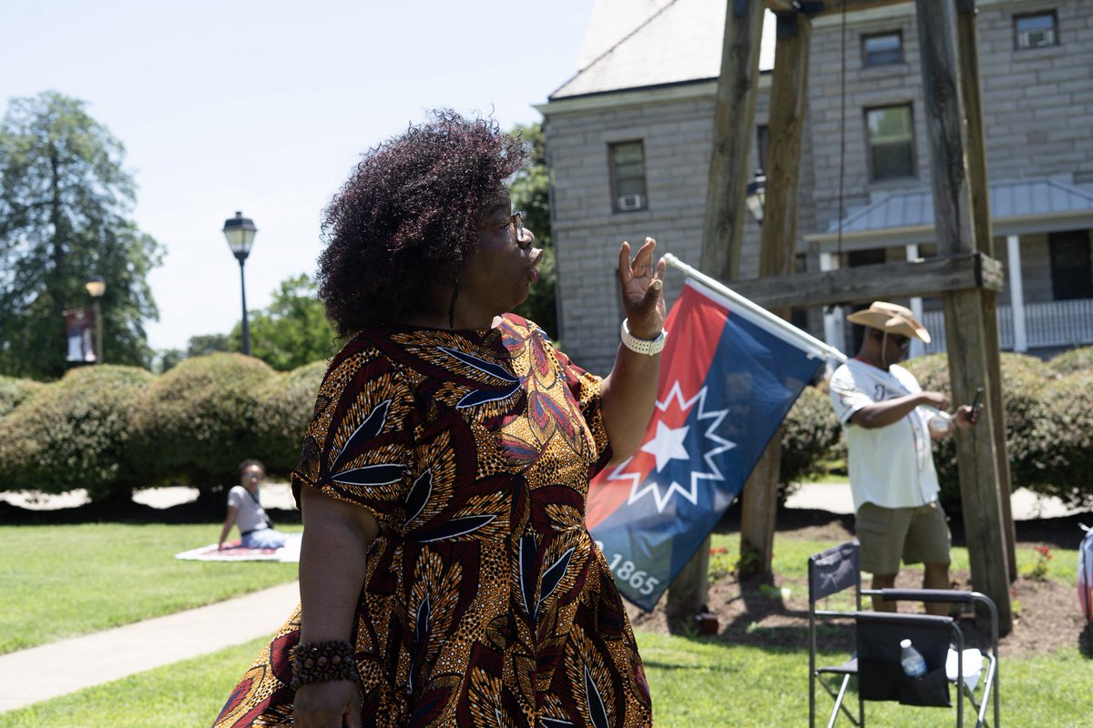 VAUnion1865's tweet image. Freedom lives here all year! 🖤❤️💚 The Juneteenth Parade was just the start — keep that spirit alive this #GivingFriday. Join us Sat. for our Pop-Up Gospel Concert & give back today: Text “VUUGives” to 41444 or hit the link in bio!