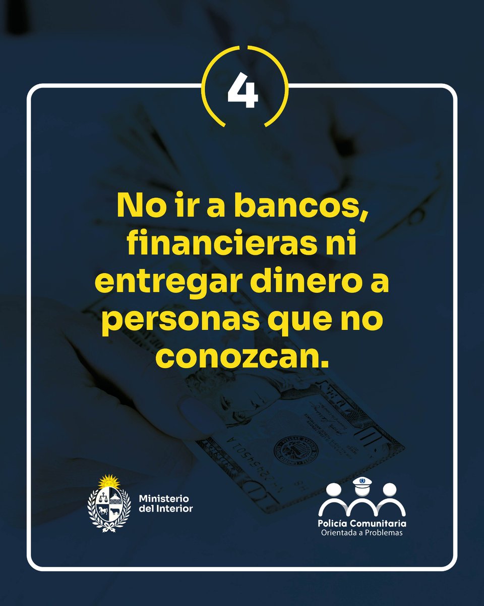 Pablo Menoni (@pmenoni) on Twitter photo Comparto campaña de prevención de estafas del Ministerio del Interior. <a href="/Minterioruy/">Ministerio del Interior</a>
Más información en: gub.uy/ministerio-int… Comparto campaña de prevención de estafas del Ministerio del Interior. <a href="/Minterioruy/">Ministerio del Interior</a>
Más información en: gub.uy/ministerio-int…