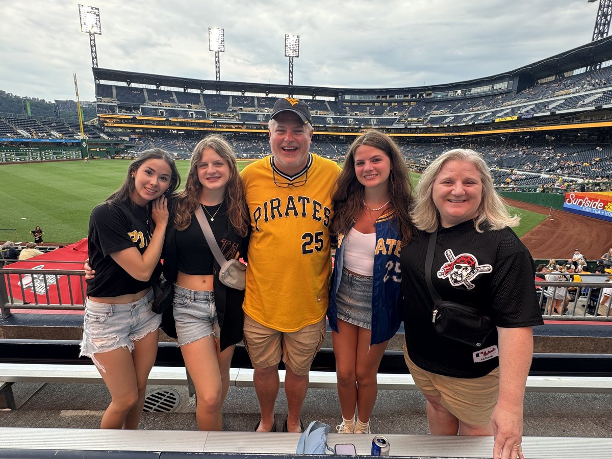 ismithKDKA's tweet image. #WVU night at the Buccos game! #LetsGoBucs #LetsGo! @samanthamsmith_