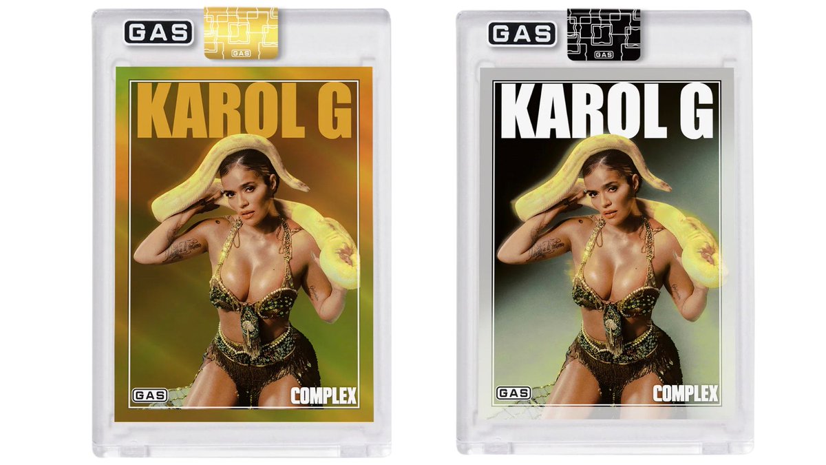 Karol G fans, this one’s for you: Complex and GAS just dropped a limited trading card celebrating her cover and album release. Want to own a piece of music history? Find out how to get yours here: complex.com/music/a/comple…
