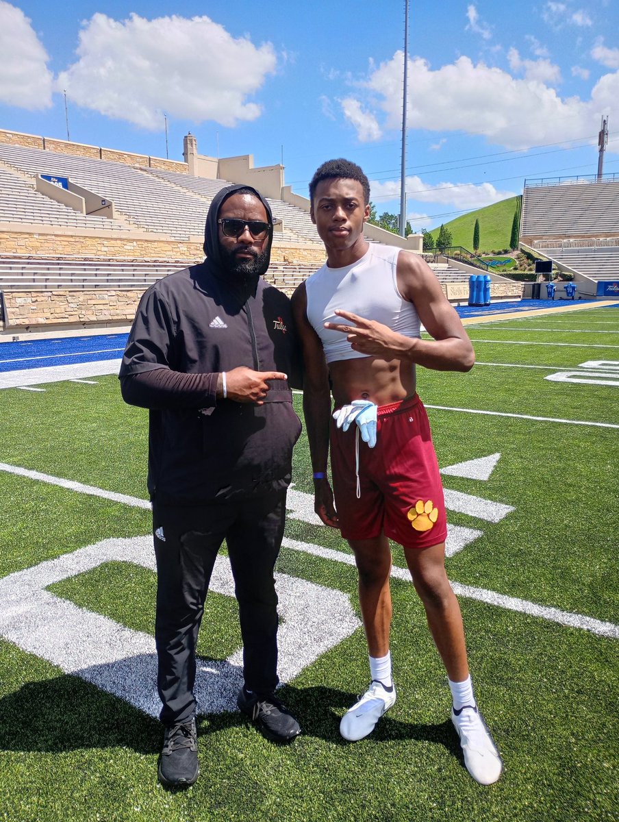 🔥🌀🏈 Tulsa Camp *New PR* ⭐4️⃣0️⃣4.58 <a href="/TulsaFootball/">Tulsa Football</a> Great Opportunity 
The coaches provided really good structure, Coaching, and just great overall energy. Thanks <a href="/AndrewLee_CFB/">Andrew Lee</a>  <a href="/Coltonts12/">Colton Shirley</a>  <a href="/DontezByrd/">Coach Byrd</a>  <a href="/Switz/">Ryan Switzer</a> | <a href="/lockarb15/">@CoachBrianLockart</a> <a href="/AllstarDwhite/">Coach White</a>  <a href="/jrockstevenson/">Coach Justin “J Rock” Stevenson</a>