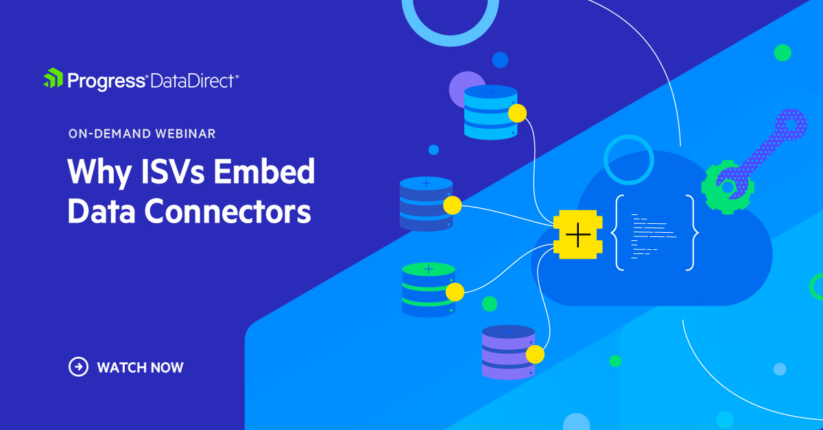 _DataDirect's tweet image. Check out this expert-led encore webinar that breaks down why leading ISVs embed their connectivity—and how it’s saving them time, money and customer churn. Watch on demand now: prgress.co/4e2CDjU
#SaaS #DataIntegration #EmbeddedConnectivity #ISV #DataAccess #DataDirect
