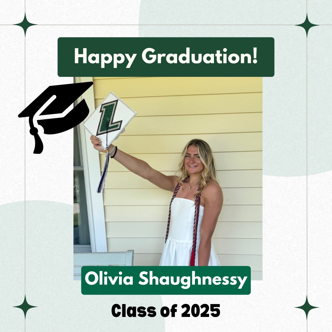 Congratulations to Olivia Shaughnessy on her graduation from Manasquan High School today! Next stop, Loyola 🎓🤩 #GRT