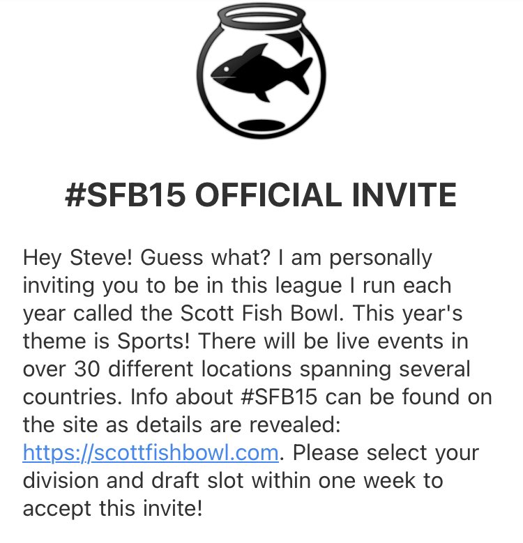 Steve Falco (@steve_fop) on Twitter photo Well, well, well look what we have here 👀
I’m honored to be participating in SFB for the 3rd year in a row #SFB15
Thanks to <a href="/ScottFish24/">Scott Fish</a>, <a href="/RyanMc23/">Ryan McDowell</a>, <a href="/FantasyCaresOrg/">Fantasy Cares #fantasycares</a> and the rest of the team for making this event possible every year! Well, well, well look what we have here 👀
I’m honored to be participating in SFB for the 3rd year in a row #SFB15
Thanks to <a href="/ScottFish24/">Scott Fish</a>, <a href="/RyanMc23/">Ryan McDowell</a>, <a href="/FantasyCaresOrg/">Fantasy Cares #fantasycares</a> and the rest of the team for making this event possible every year!