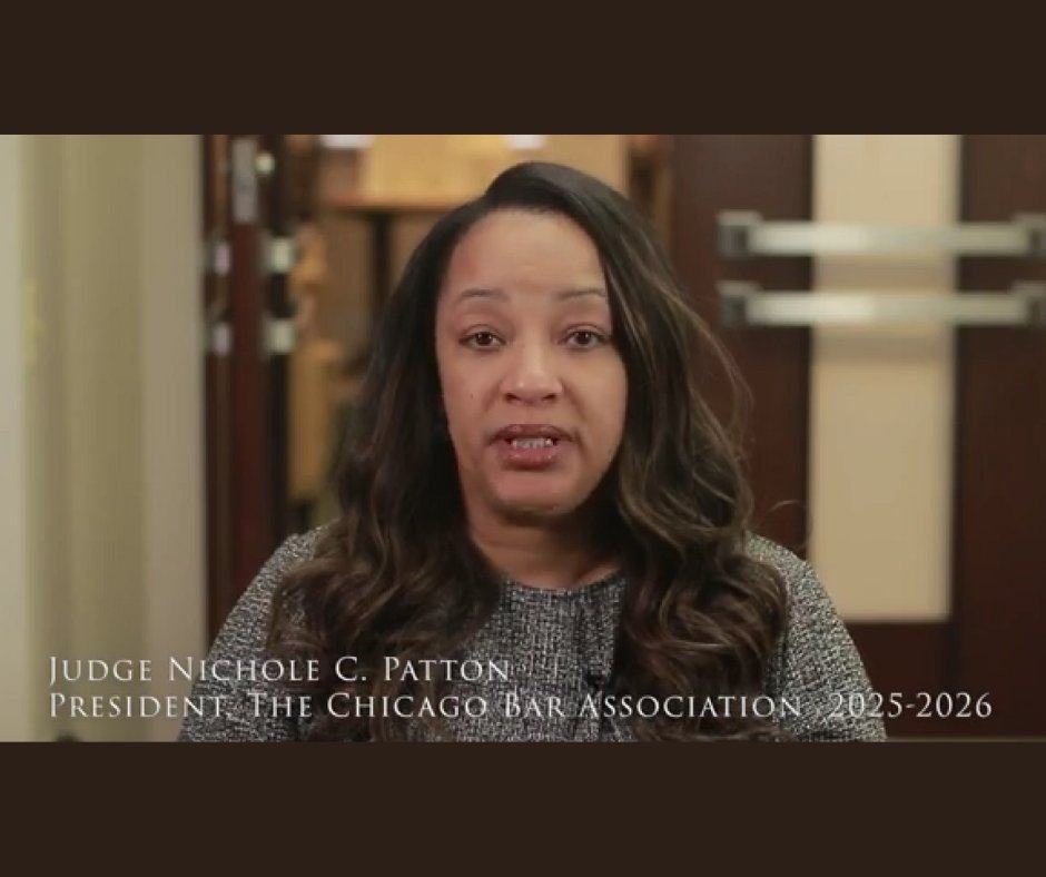 In support of the Illinois Supreme Court Commission on Professionalism's Stand Up to Bullying Challenge, incoming CBA President Judge Nichole C. Patton takes the Stand Up to Bullying Pledge: youtu.be/_GrtkxVg3dw  

Learn more about the Challenge here: lnkd.in/gdacqPbC.