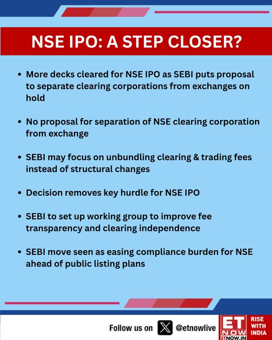 NSE is available in #PreIPO #UnListedMarkets. 

IPO Coming Soon. 

#IPOAlert #IPOUpdate #NSE #NSEIPO #NationalStockExchange 
 #IPONews #UpcomingIPO #IPOs  

We deal in #UnListedShares #PreIPO #PvtEquity #UnListed #Shares    
connect on wa.me/7977529030 for more details.