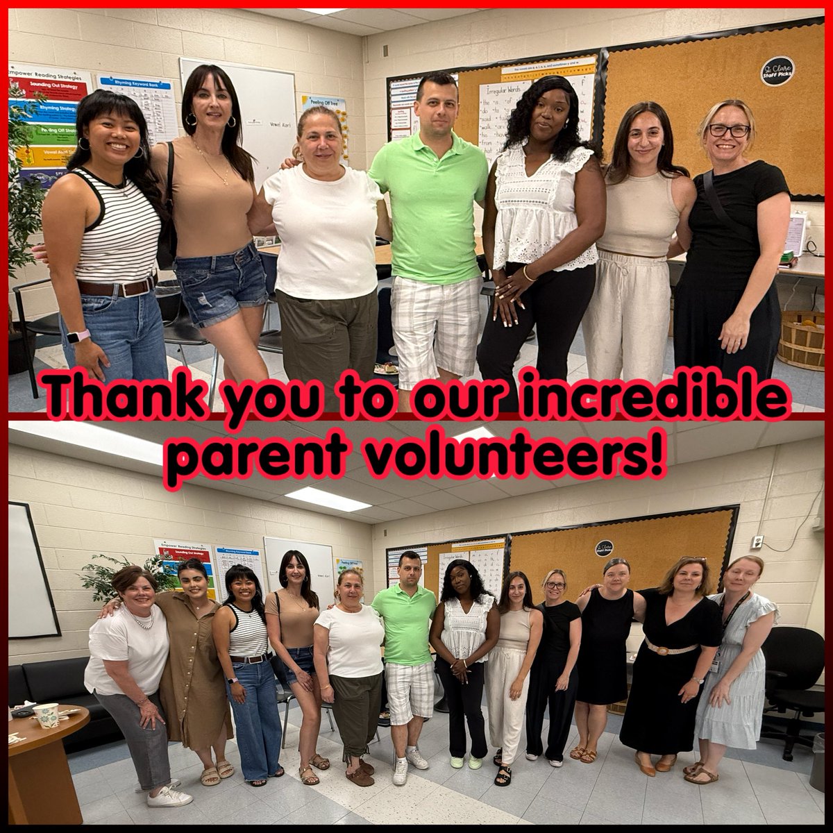 To our amazing parent volunteers: you don’t just lend a hand—you lift our whole school community. From field trips to fundraisers, you bring the magic. Thank you for your time, your heart, and your endless support. We see you, and we’re grateful. ❤️🖤