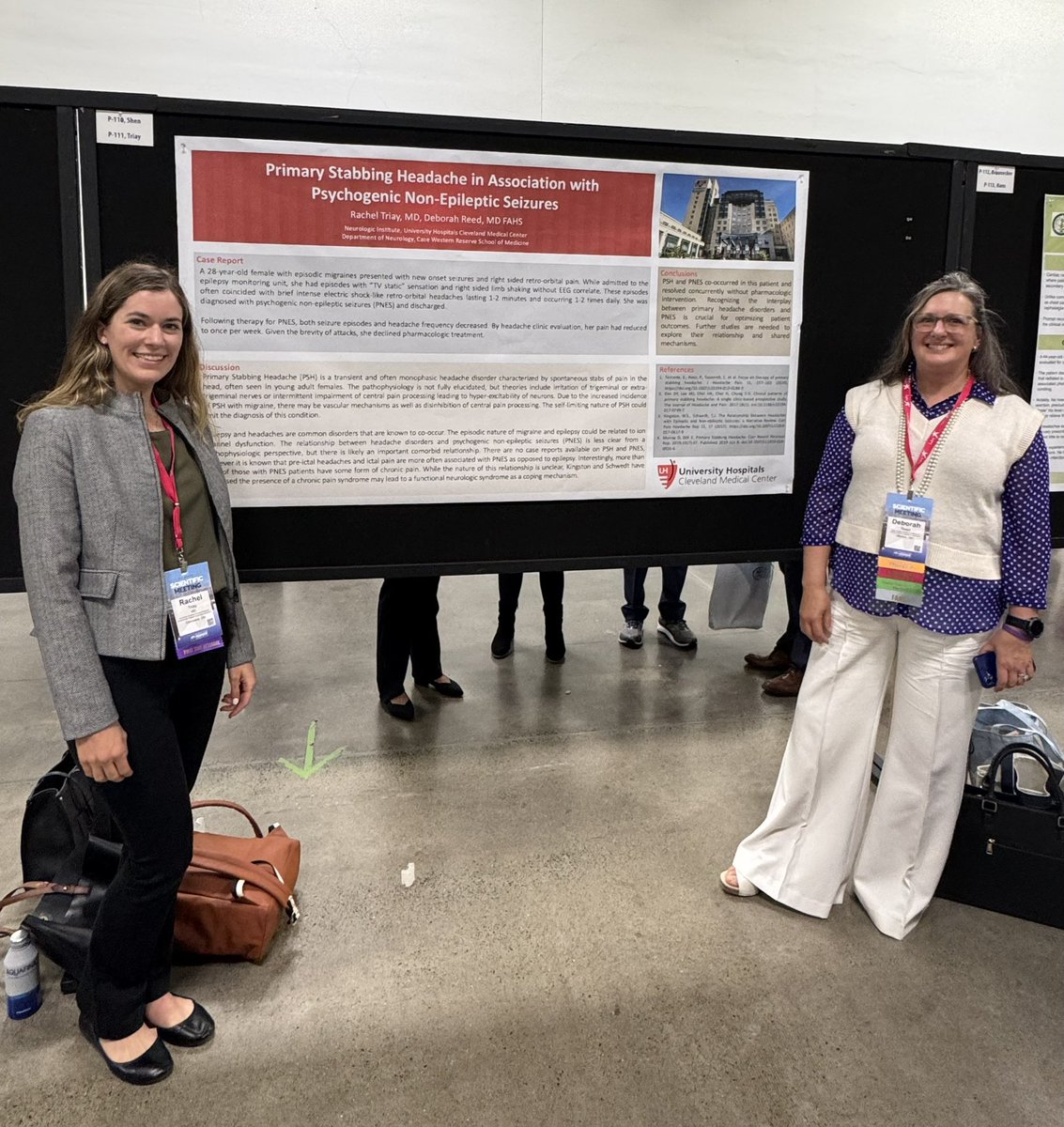 Rachel Triay (@racheltriay) on Twitter photo So excited to be at my first American Headache Society Scientific Meeting. I am making many amazing connections and learning a lot! 🧠 Many thanks to my fantastic mentor, Dr Reed, for helping to make it all happen!
<a href="/ahsheadache/">American Headache Society</a> #AHSSM #Migraine #FacialPain So excited to be at my first American Headache Society Scientific Meeting. I am making many amazing connections and learning a lot! 🧠 Many thanks to my fantastic mentor, Dr Reed, for helping to make it all happen!
<a href="/ahsheadache/">American Headache Society</a> #AHSSM #Migraine #FacialPain