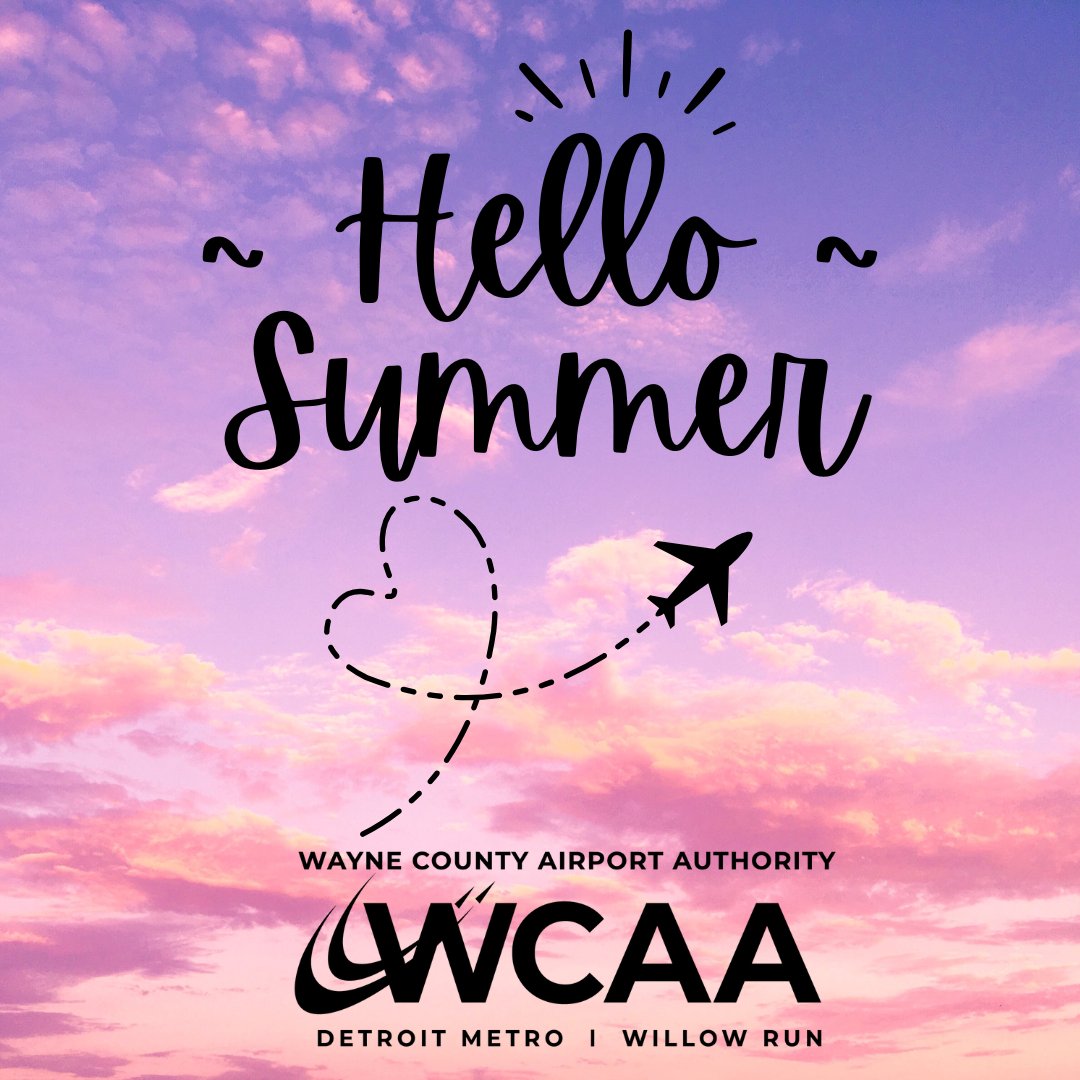 Summer has officially arrived! 
Do you have any travel plans? 
#DTWnonstop
