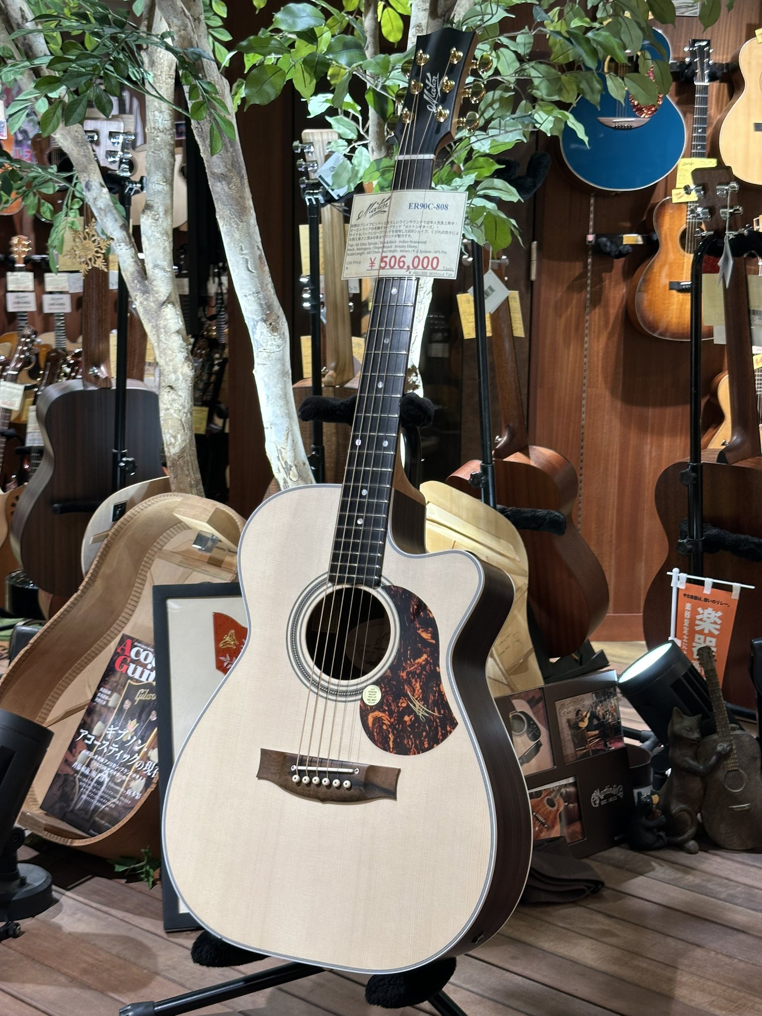 FUJII GUITARS OOscw Bearclaw Sitka Spruce/Indian Rosewood