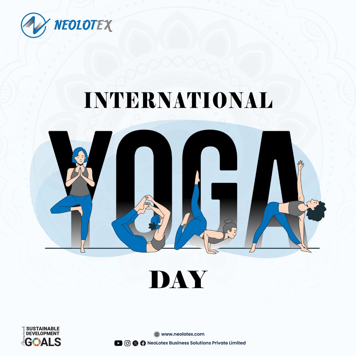 neolotex's tweet photo. 🌞 Breathe. Stretch. Connect.

This #InternationalYogaDay, we pause to inhale positivity &amp; exhale stress.
At NeoLotex, we flow with purpose—balancing innovation &amp; well-being.
Here’s to a healthier mind, body &amp; workplace! 🌿

#WellnessWithNeoLotex #YogaVibes #MindfulLiving https://t.co/CqHDBSfcTa
