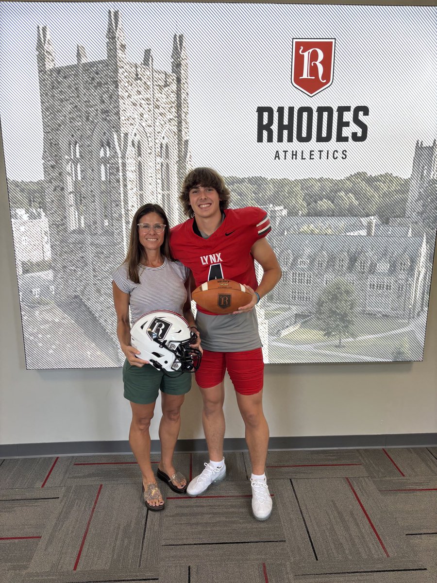 HenryKyle7191's tweet image. Had an amazing day at Rhodes College for an Official Visit! Thank you so much to @coachrichduncan @CoachKalb1 @CoachMShible for giving me an opportunity to learn more about what it means to be a Lynx!🔴⚪️