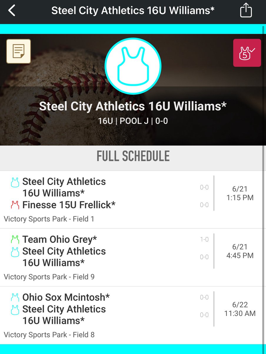 SCA17UWilliams's tweet photo. Updated schedule. https://t.co/Ep70KkBNio