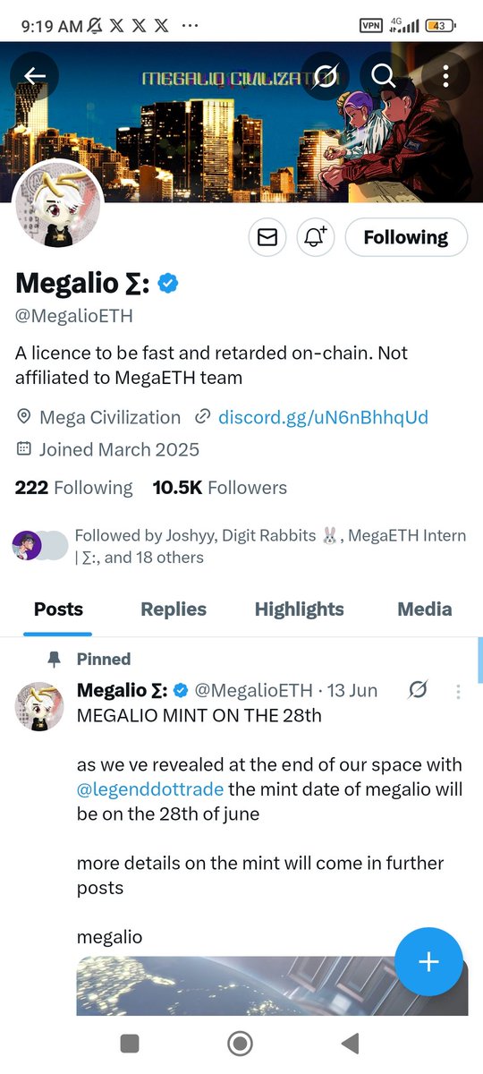 Jamesoffical23's tweet photo. @fastlife @MegalioETH @megaeth 0x7d1a4eFC20881C612Ad912108D711A0B934F278D

Followed ser https://t.co/jUXkmszpSw