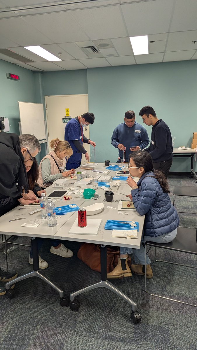 Thanks to our consultants and fellows who gave up their weekend to train our SRMOs during our quarterly surgical bootcamp. Today we practised handties, handsewn and stapled bowel anastomoses, interview prep, laparotomy closure. Thank you Lexington Medical for your support today!