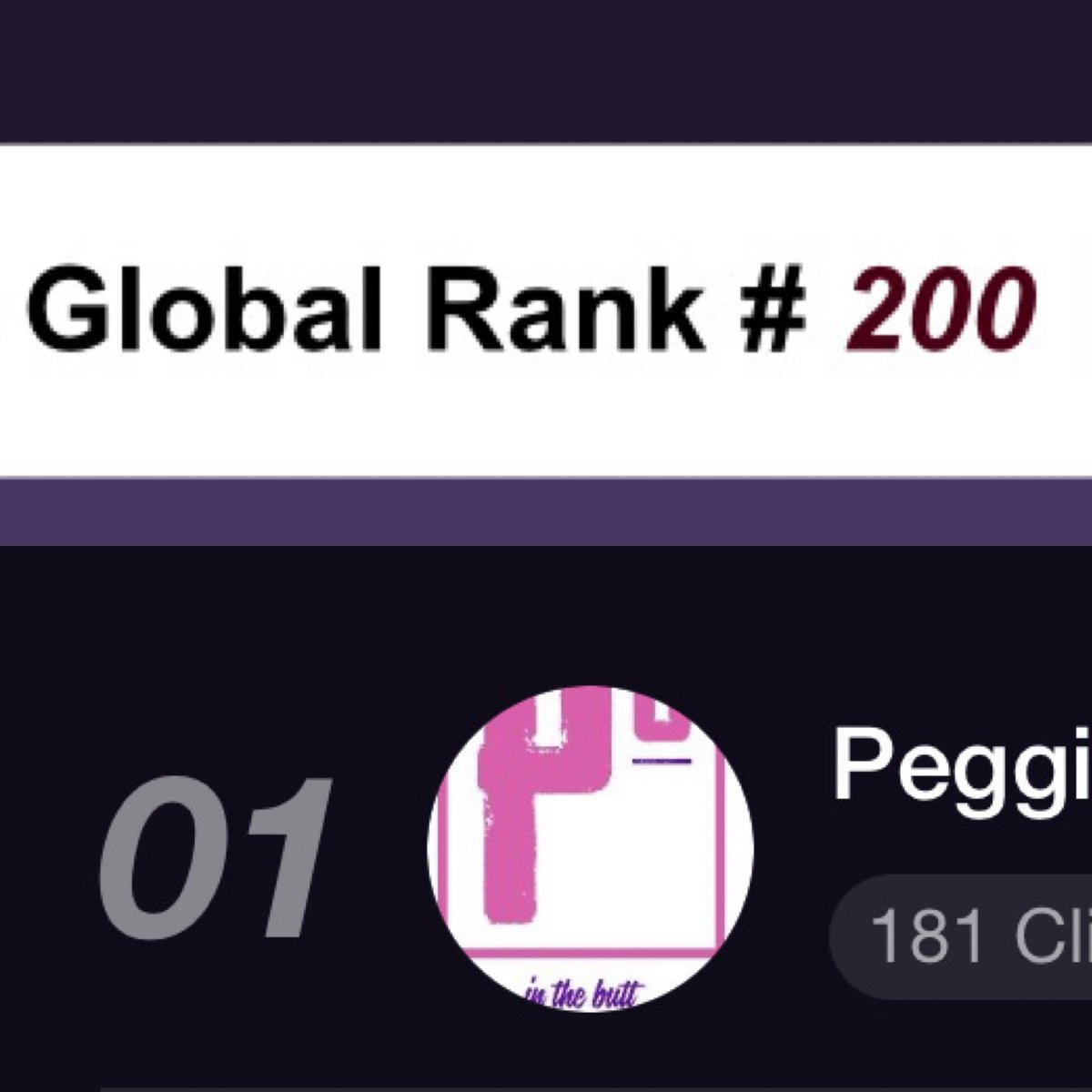 PeggingOnlyWorldWide tweet media