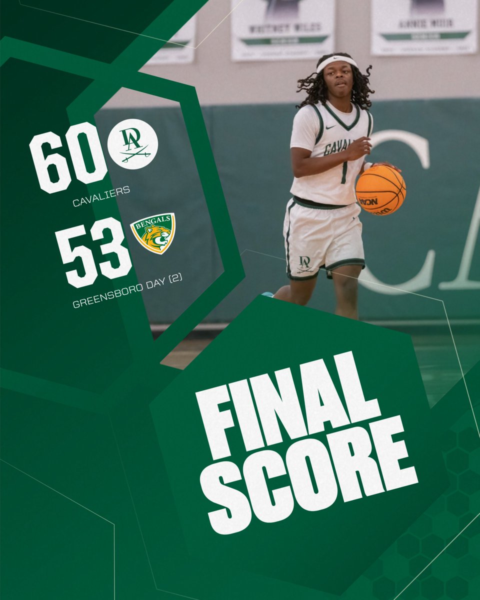 Durham Academy Boys Basketball (@daboysbball) on Twitter photo Cavs debut in Greensboro with a 7 point win over the GDS 2 team to open up the first live period
Final Stats:
McNeil - 18p, 8r, 7-10 FG
Josh Dorsette - 15p, 4a, 4s
Frasher - 10p, 3r
Josiah Dorsette - 4p, 5a, 5s
Bullock - 4p, 6r
Randleman - 6p, 3r
Simpson - 3p, 3r
<a href="/HighSchoolOT/">HighSchoolOT</a> Cavs debut in Greensboro with a 7 point win over the GDS 2 team to open up the first live period
Final Stats:
McNeil - 18p, 8r, 7-10 FG
Josh Dorsette - 15p, 4a, 4s
Frasher - 10p, 3r
Josiah Dorsette - 4p, 5a, 5s
Bullock - 4p, 6r
Randleman - 6p, 3r
Simpson - 3p, 3r
<a href="/HighSchoolOT/">HighSchoolOT</a>
