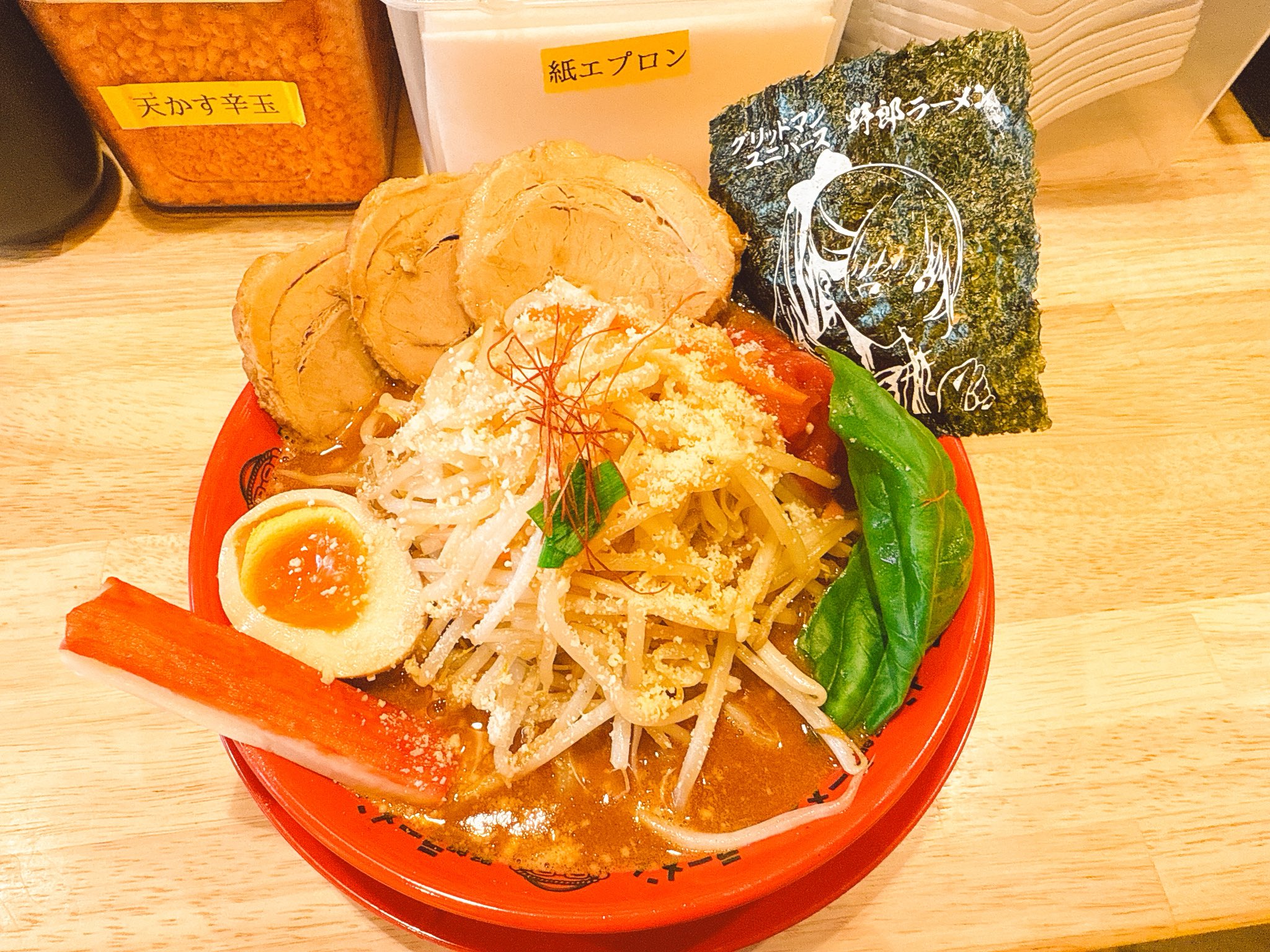 グリッドマンユニバース　野郎ラーメン　コラボ　どんぶり サブレ ／ 鋼のサブレオン🈂️ on X: 