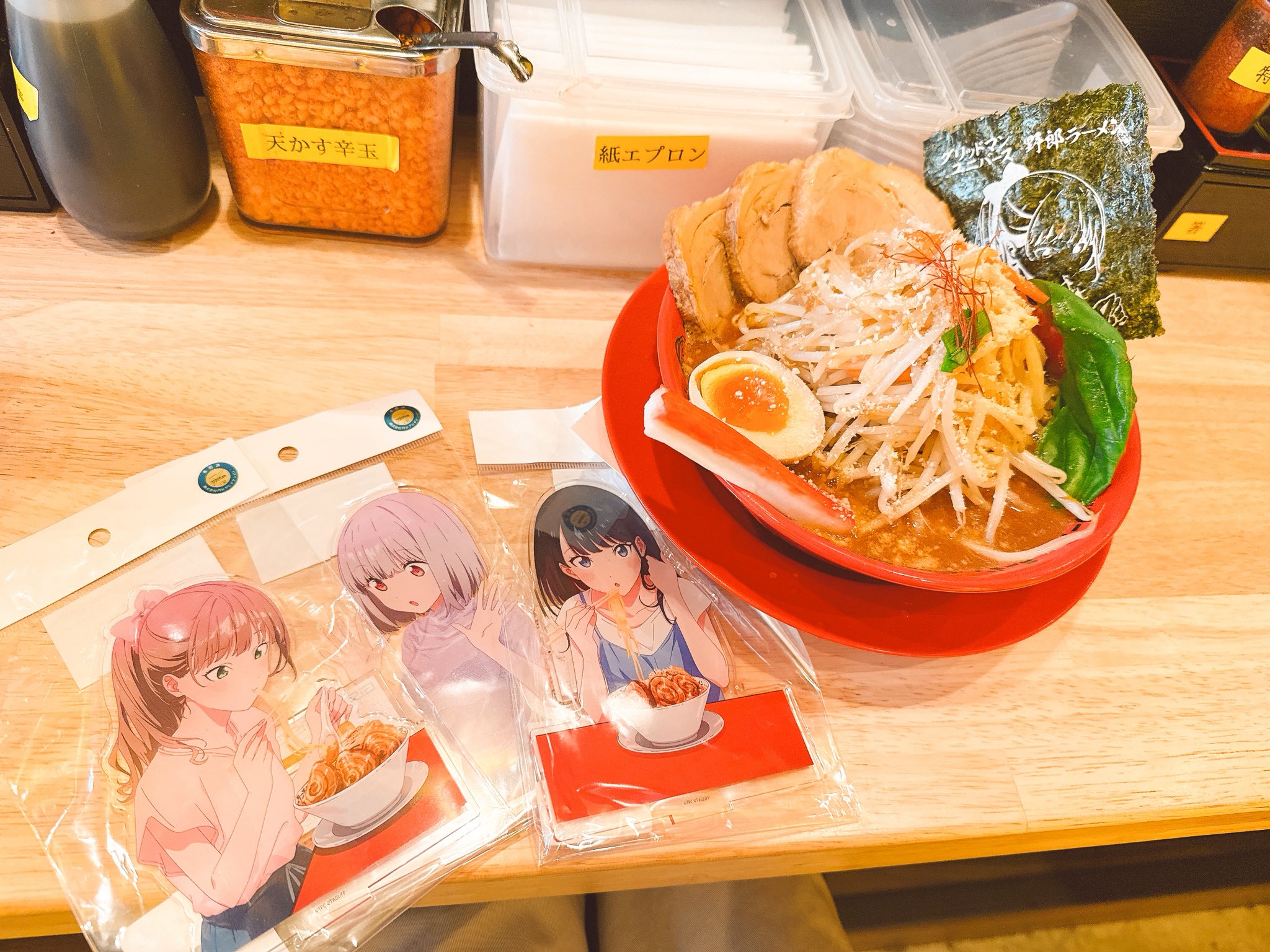 グリッドマンユニバース ラーメンどんぶり　野郎ラーメン コラボ 野郎ラーメン公式】野郎おじさん🐷 on X: 