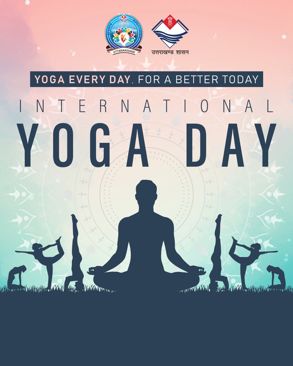 🧘‍♀️🧘🏻‍♂️ Yoga brings calm, balance, and strength. Let’s celebrate the practice that makes each day better. 🌞 

Yoga every day, for a better today.
Happy International Yoga Day.🌟