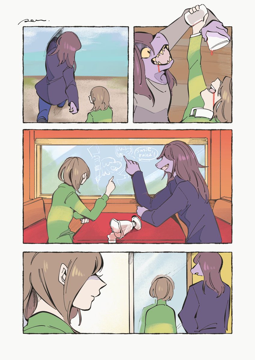 "Friends"

#deltarune #deltarunespoilers 
#krusie 