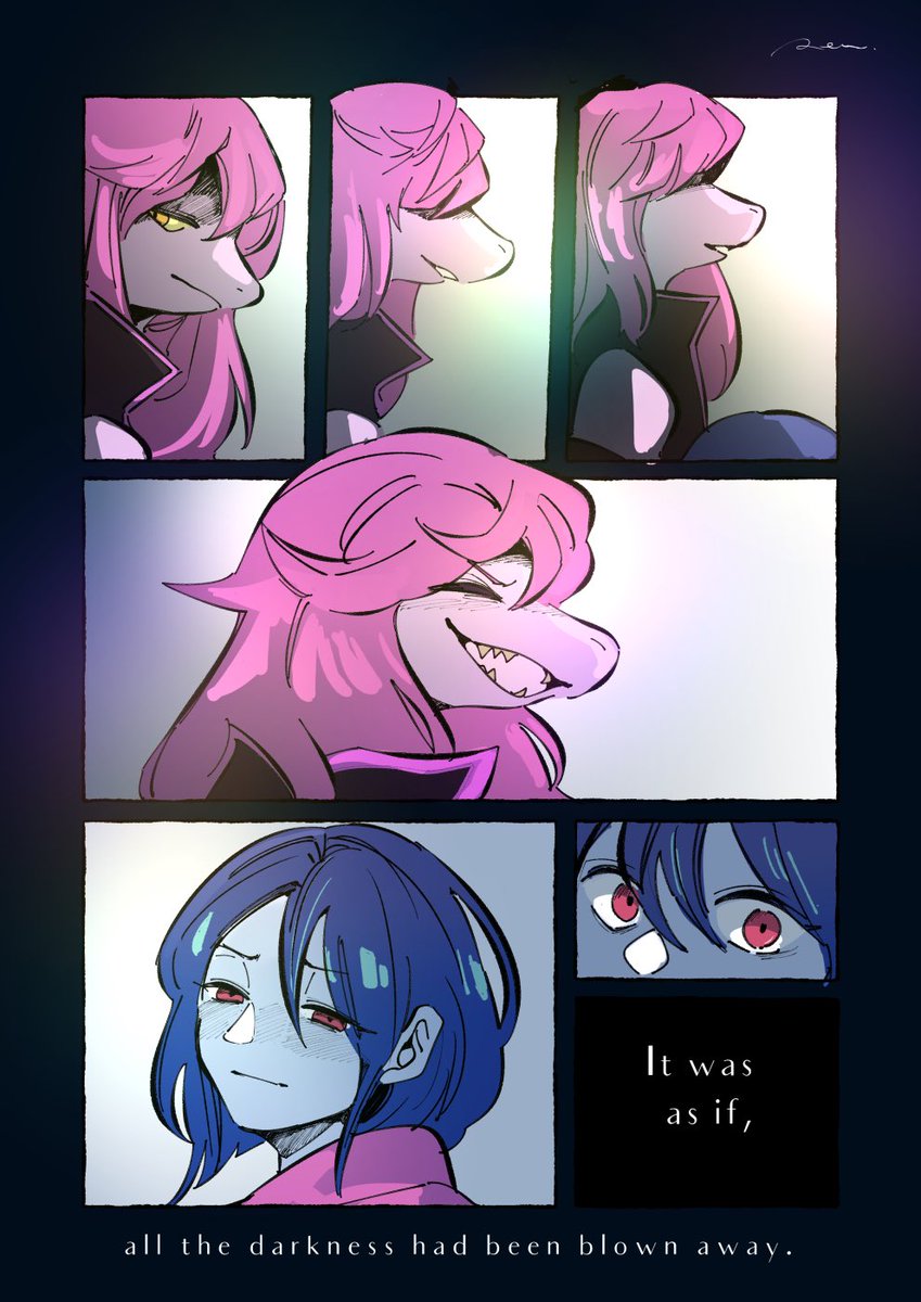 "Friends"

#deltarune #deltarunespoilers 
#krusie 