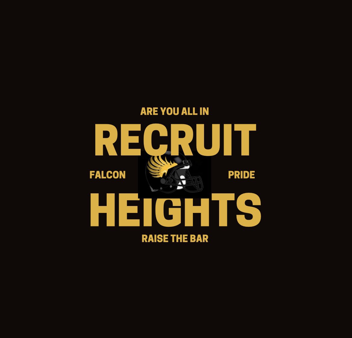 Coaches don’t overlook my guys. We have some hard working athletes here @ Heights that are not only good football players. They are great young men!!

Information on our guys in the 26 &amp; 27 guys are available. Let’s connect!!

#TrainOrComplain