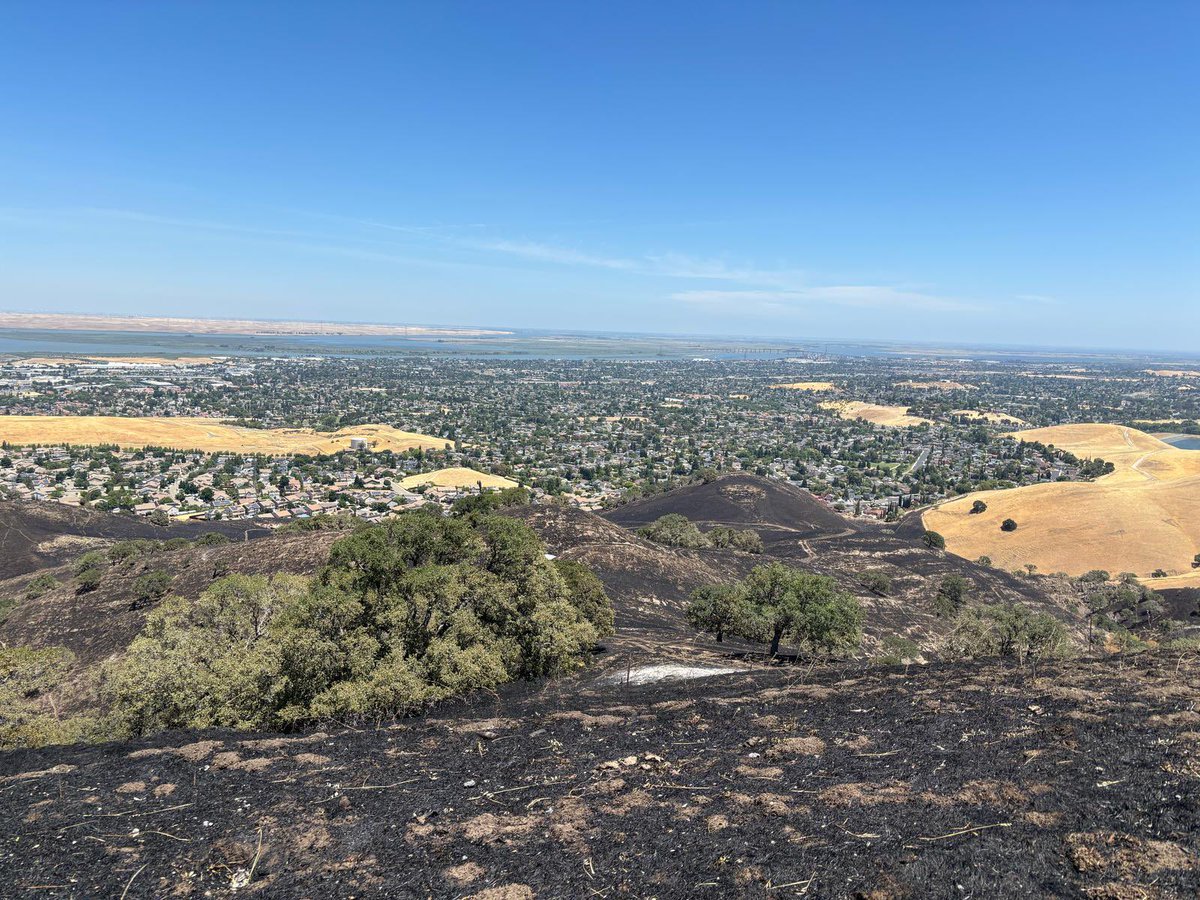 calfireSCU's tweet image. Earlier today, crews returned to the #SomersvilleFire site to ensure the fire remains fully extinguished. Thanks to the swift work by @ContraCostaFire &amp;amp; CAL FIRE this past Wednesday, no homes were lost.
✅Efficient response
✅Community protected
#CALFIRE
