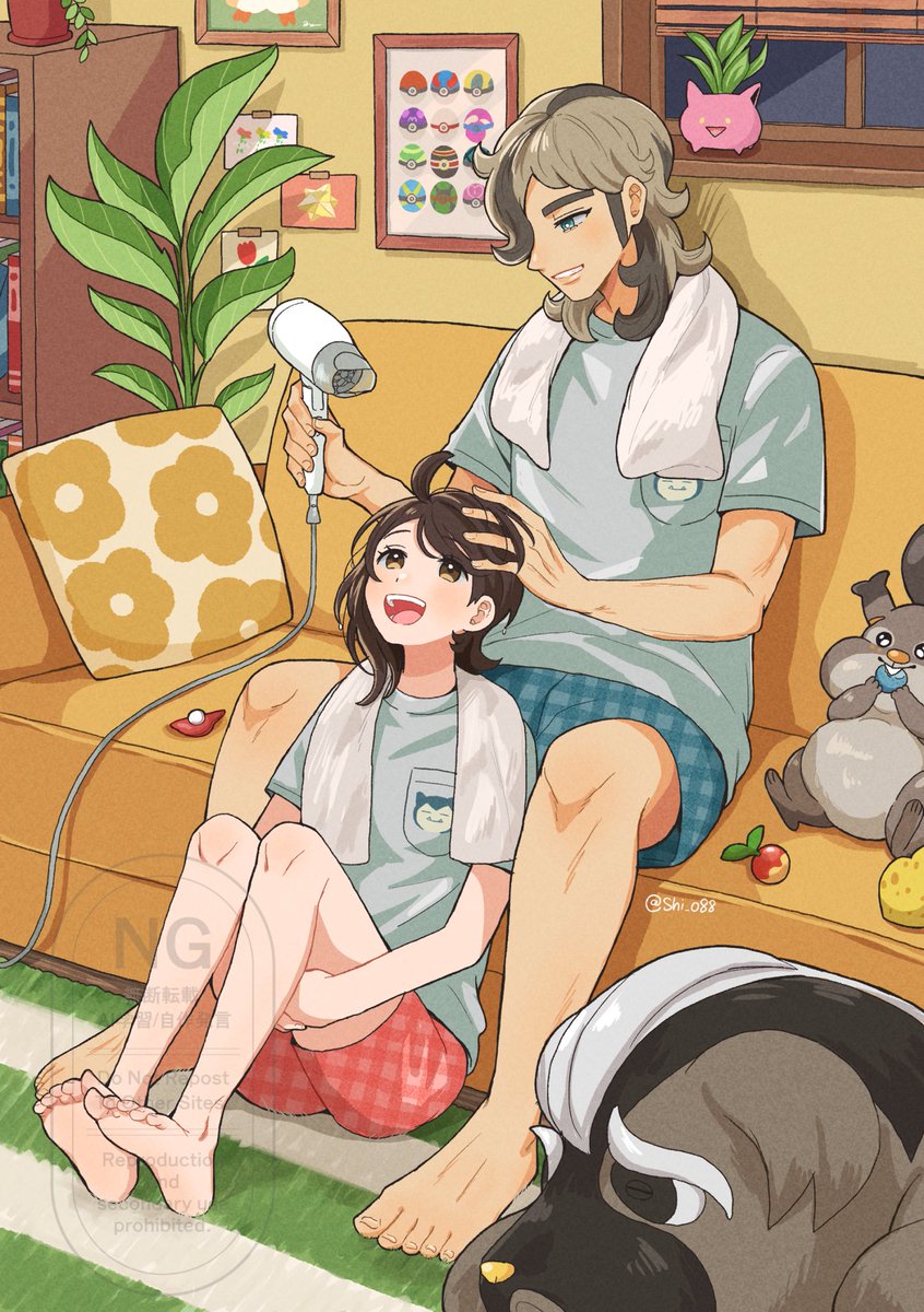 同棲ペパアオ妄想絵