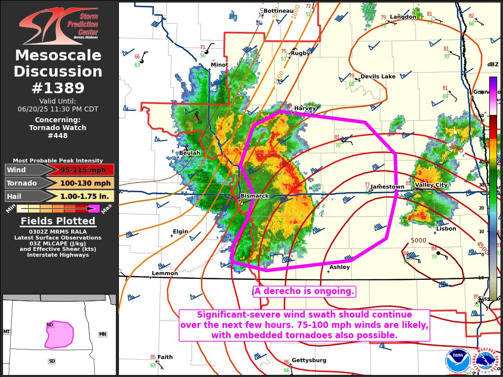 Derecho ongoing. Gusts up to 115mph.