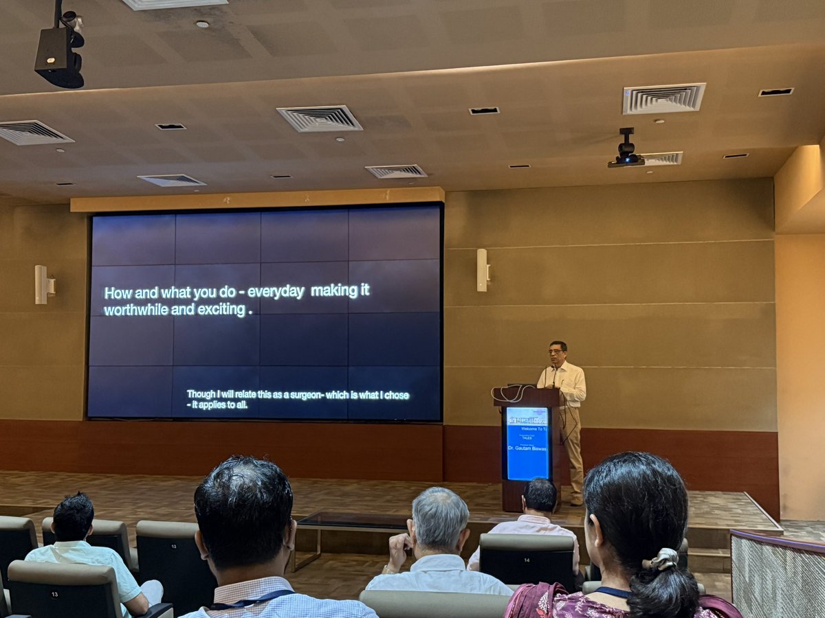 How do you get better as a physician…..words of wisdom from Prof. Gautam Biswas #tales #TataMedicalCenter #inspiration