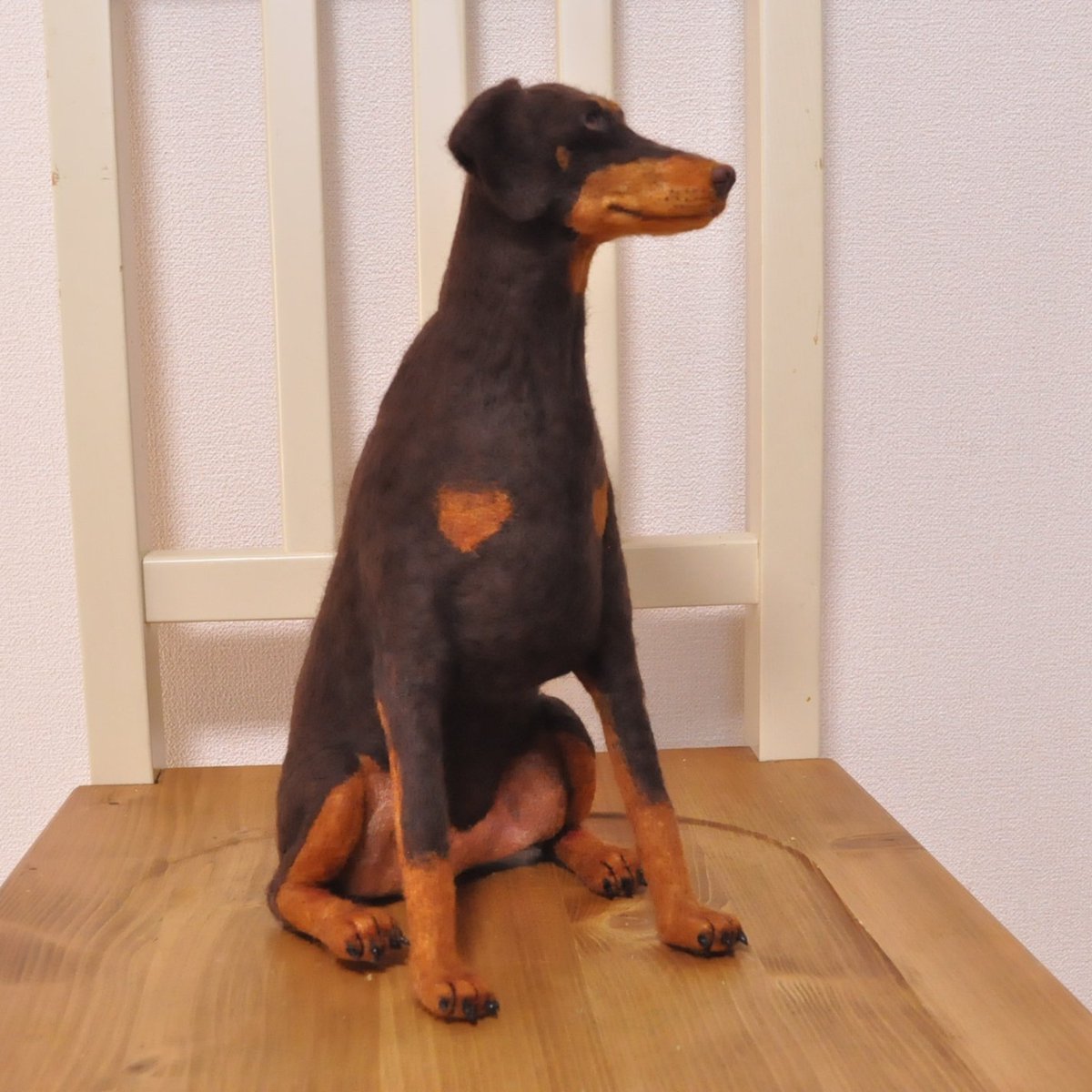 羊毛フェルトのドーベルマン、メルカリに出品しました。ご縁がございましたら嬉しいです☺️jp.mercari.com/item/m96592830…

#羊毛フェルト
#ドーベルマン
#ハンドメイド
#メルカリ