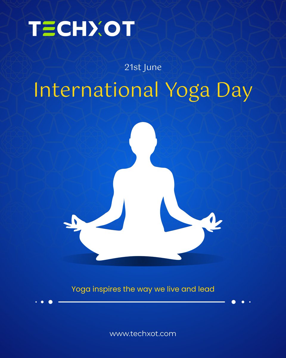 _techxot's tweet photo. Yoga inspires not just how we move, but how we live and lead — balanced, calm, and strong.

#YogaDay #InternationalYogaDay #YogaForLife #MindBodySoul #LeadWithBalance #YogaEveryday #WellnessJourney #PeaceWithin #techxot #nashik https://t.co/tI4CVjDhNE