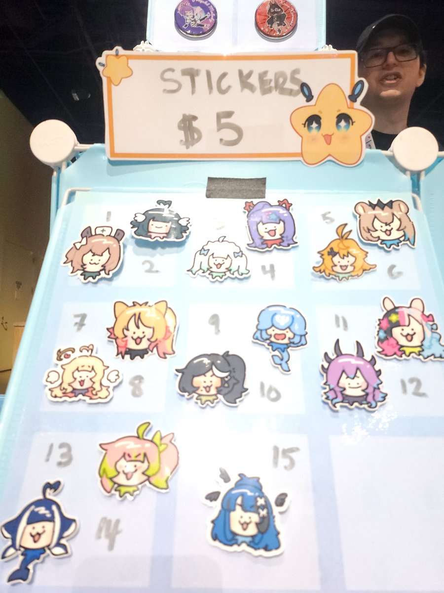 AdiAstraya's tweet photo. Booth is all set up for @theoshibar summer feels after party including stickers made by @sliceoftoma !! https://t.co/eiTYXGEoG4