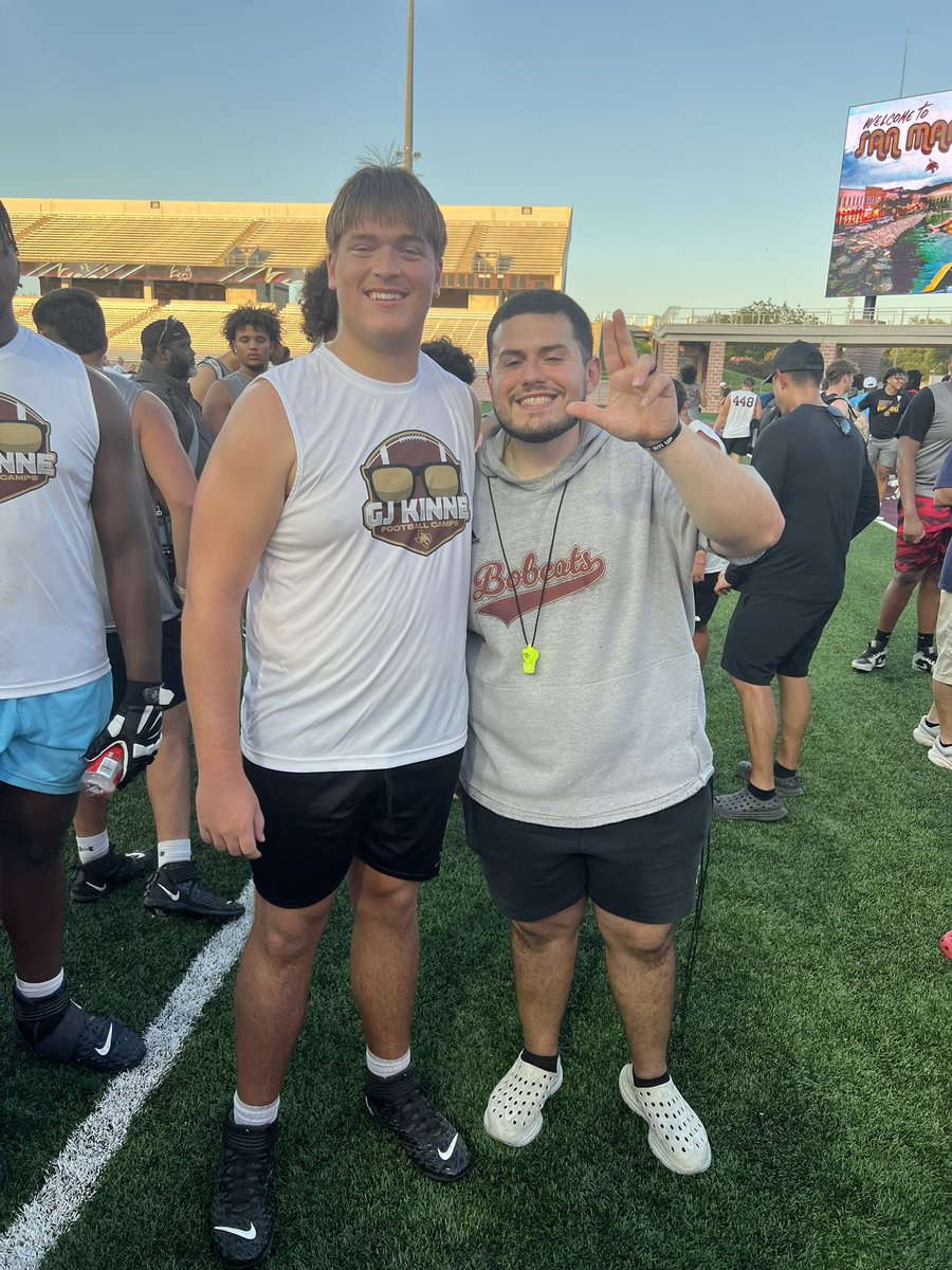 Jake Henneke (@henneke_jake) on Twitter photo Enjoyed competing today <a href="/TXSTATEFOOTBALL/">Texas State Football</a>. Thank you <a href="/CoachShoeOL/">Jordan Shoemaker</a> <a href="/andrewcobus/">Coach Cobus</a> for the coaching and invite!
<a href="/CoachTowels/">J. Towels III</a> <a href="/CoachRobo55/">Ryan Robertson</a> <a href="/CoachTimmyG/">Tim Miller MEd.</a> <a href="/CoachClay29/">CoachClay</a> <a href="/RRaiderone/">Raiderone</a> Enjoyed competing today <a href="/TXSTATEFOOTBALL/">Texas State Football</a>. Thank you <a href="/CoachShoeOL/">Jordan Shoemaker</a> <a href="/andrewcobus/">Coach Cobus</a> for the coaching and invite!
<a href="/CoachTowels/">J. Towels III</a> <a href="/CoachRobo55/">Ryan Robertson</a> <a href="/CoachTimmyG/">Tim Miller MEd.</a> <a href="/CoachClay29/">CoachClay</a> <a href="/RRaiderone/">Raiderone</a>