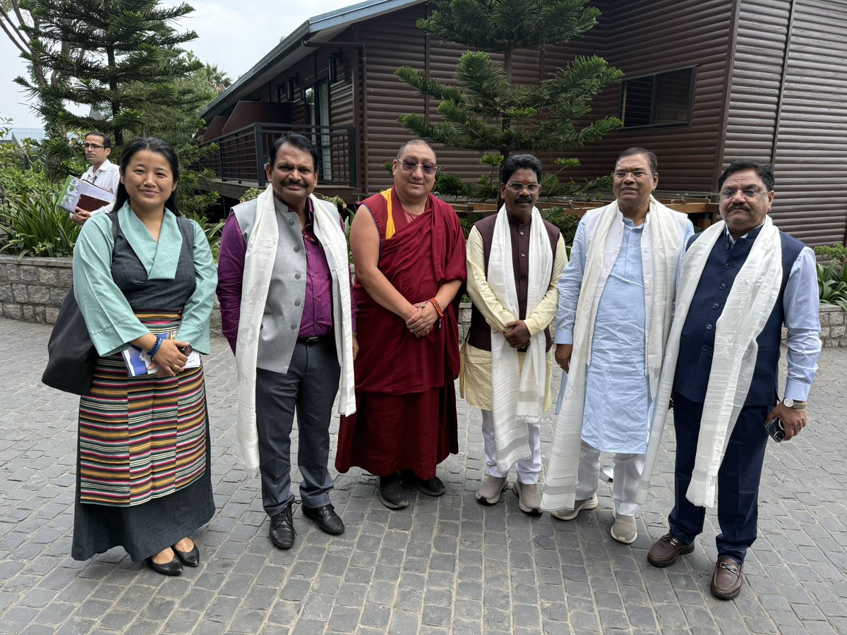 Tenzin Jigdal (@tenzinjigdal) on Twitter photo Honored to meet & be recognized with <a href="/namdol_lhagyari/">Namdol.Lhagyari ལྷ་རྒྱ་རི་རྣམ་སྒྲོལ།</a> & Ven. Atuk Tseten during the June meeting with the #Indian Parliamentary Committee on SC/ST Welfare in Dharamsala. Grateful to Shri <a href="/HC_meenaMP/">Harish Chandra Meena</a> ji for hosting us & connecting us with your colleagues. #India #Tibet Honored to meet & be recognized with <a href="/namdol_lhagyari/">Namdol.Lhagyari ལྷ་རྒྱ་རི་རྣམ་སྒྲོལ།</a> & Ven. Atuk Tseten during the June meeting with the #Indian Parliamentary Committee on SC/ST Welfare in Dharamsala. Grateful to Shri <a href="/HC_meenaMP/">Harish Chandra Meena</a> ji for hosting us & connecting us with your colleagues. #India #Tibet