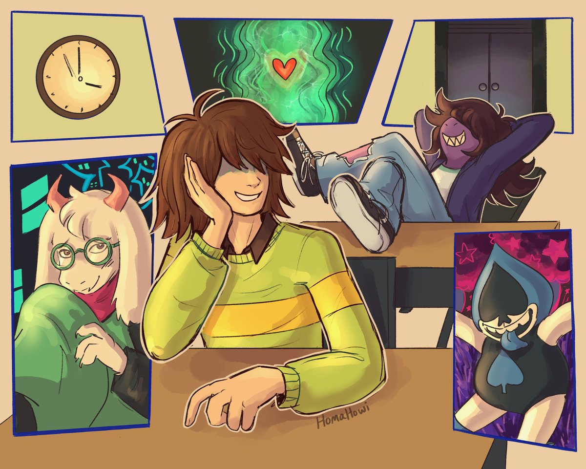 HomaHowiArts's tweet image. This world is boring, onto the next! #DELTARUNE