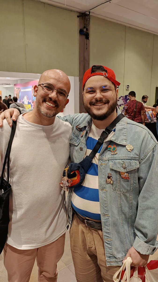 JoninhaArt's tweet image. Consegui ver de novo na Poc Con um dos donos do meu canal favorito do YouTube! 🫶
@fabiogaj @coisasdetv_