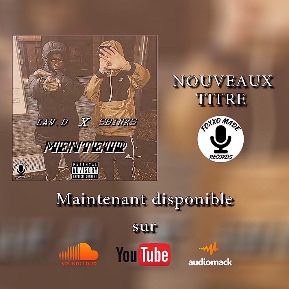 🔥🚨🔊 #Disponible 🔥🔊🚨<a href="/SBinksOfficial/">S.BINKS OFFICIAL</a> - #Menteur (#ft <a href="/lawd_official/">LAW.D OFFICIAL⚡</a>) sur #Youtube 🔥🔥🎤
.
#foxxomaderecords #SBINKS #lawd #rap #rapfreestyle #rapfr #rapfrancais #frenchrap #fr #rappeur #trap #rappeurfrancais  #rapfrancais #france #paris #np #tbt
.
📌youtu.be/c4oH9KG23Ss?si…